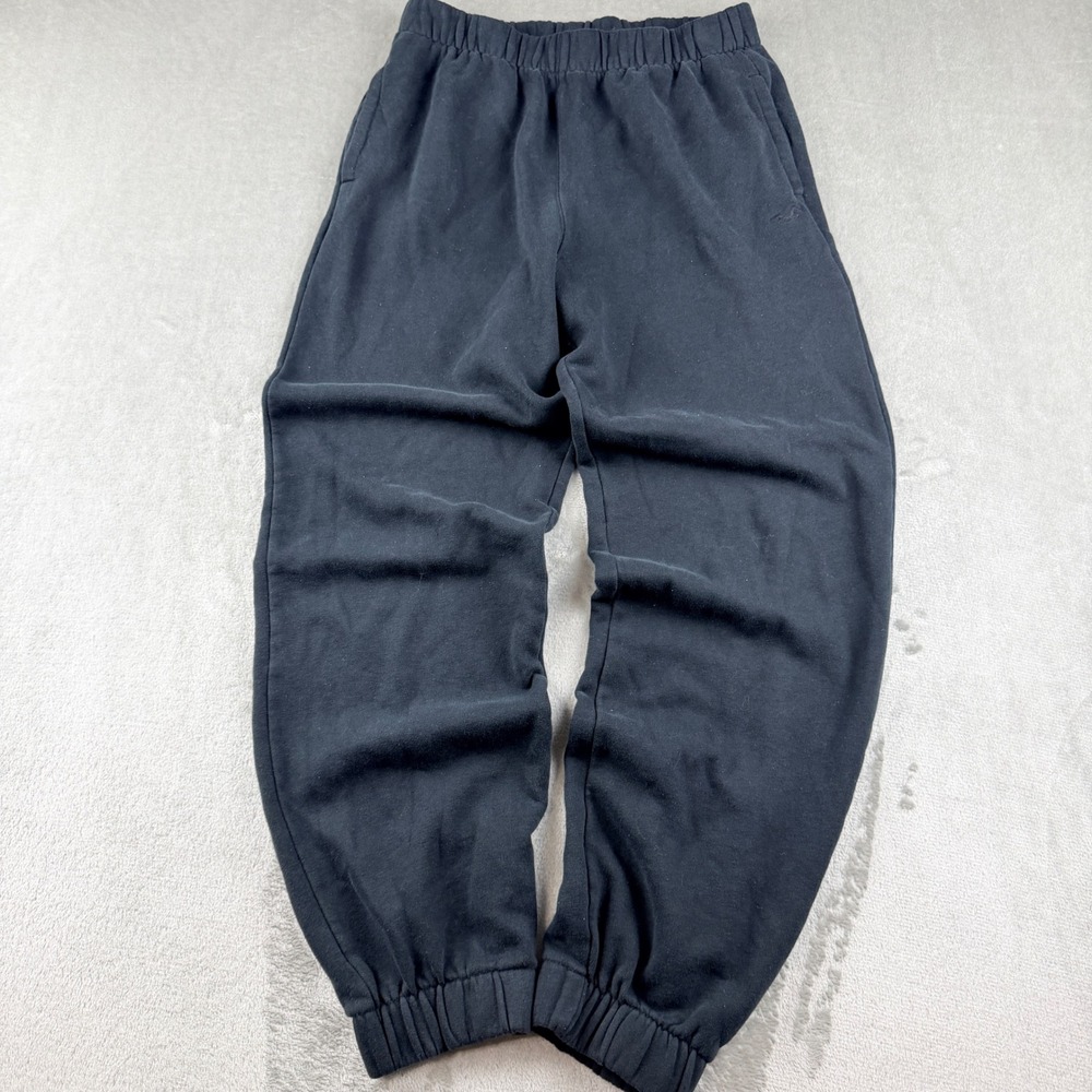 Hollister Women's Small Modern Ultra High-Rise Fleece Joggers Black Sweatpants
